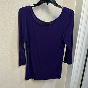 Deep plum/purple soft blouse